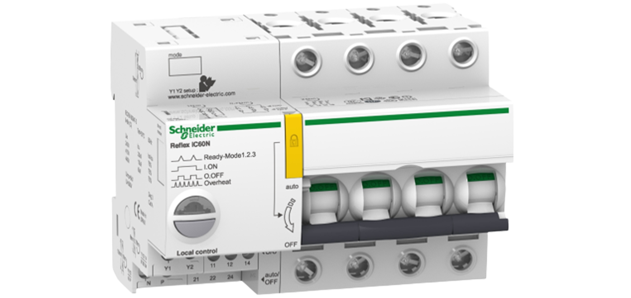 Schneider Electric Reflex iC60 автоматични прекъсвачи с интегриран контролер